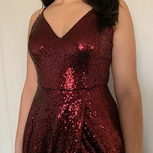 Red Sequin Prom Dress from Windsor